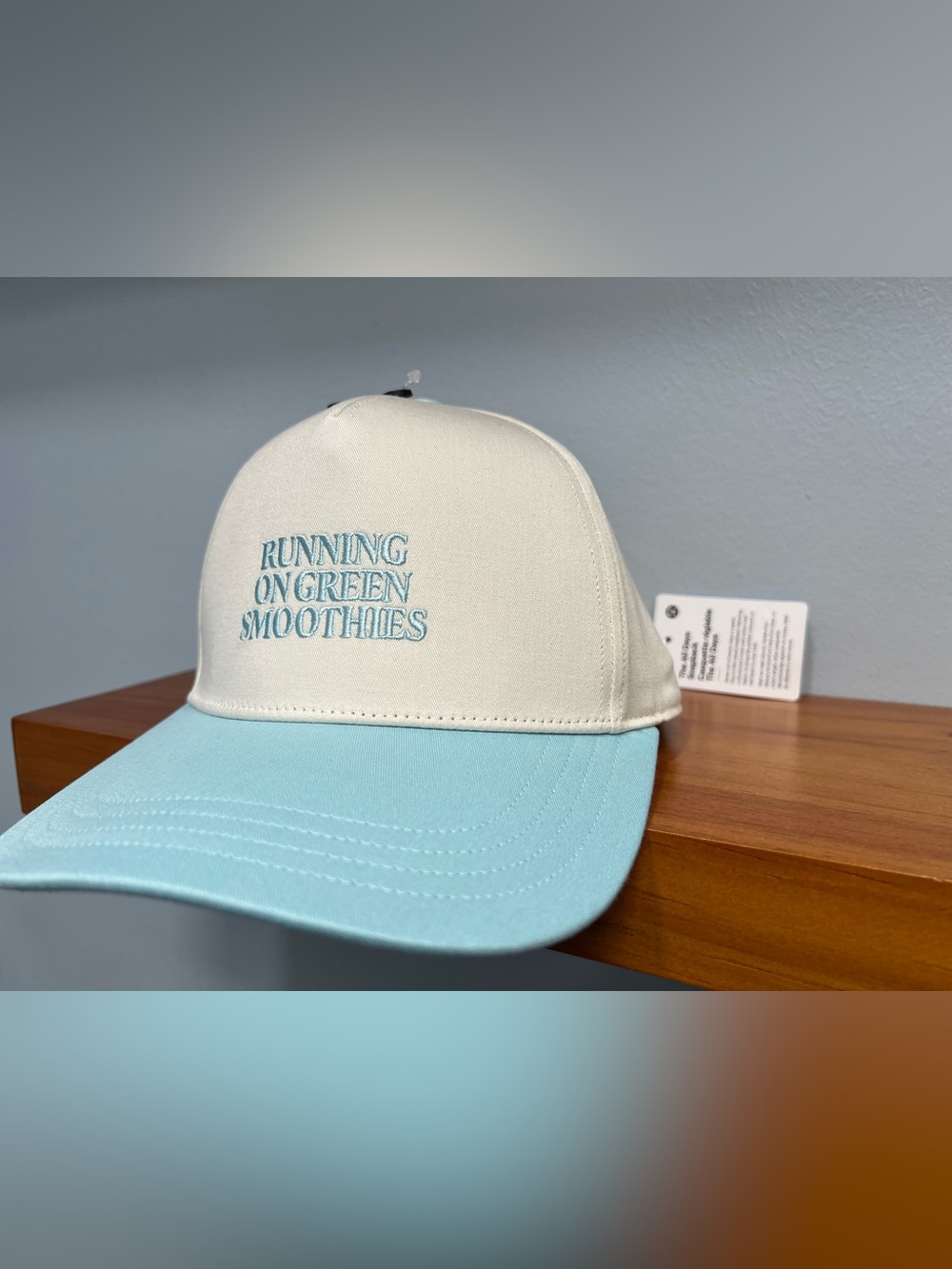 Lululemon NWT The All Days Snapback Twill Cotton Hat Green Smoothies $38 Msrp